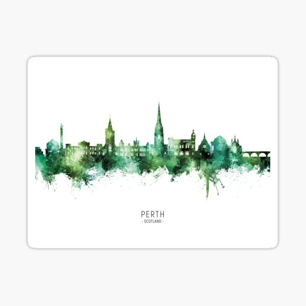 Item preview, Perth Scotland Skyline designed and sold by ArtPrints.