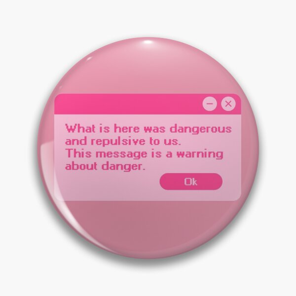 Item preview, Nuclear waste warning pink designed and sold by sweet--heart.
