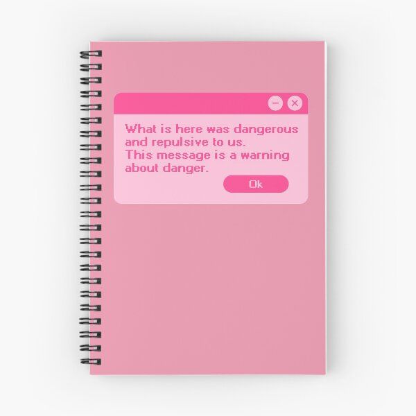 Item preview, Nuclear waste warning pink designed and sold by sweet--heart.