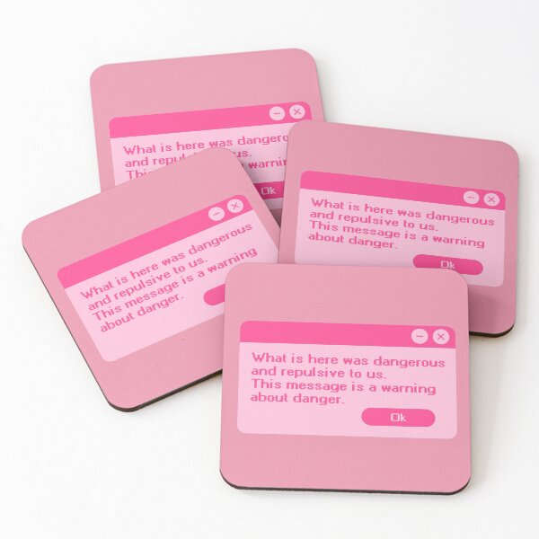 Item preview, Nuclear waste warning pink designed and sold by sweet--heart.