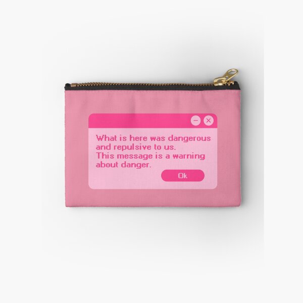 Item preview, Nuclear waste warning pink designed and sold by sweet--heart.