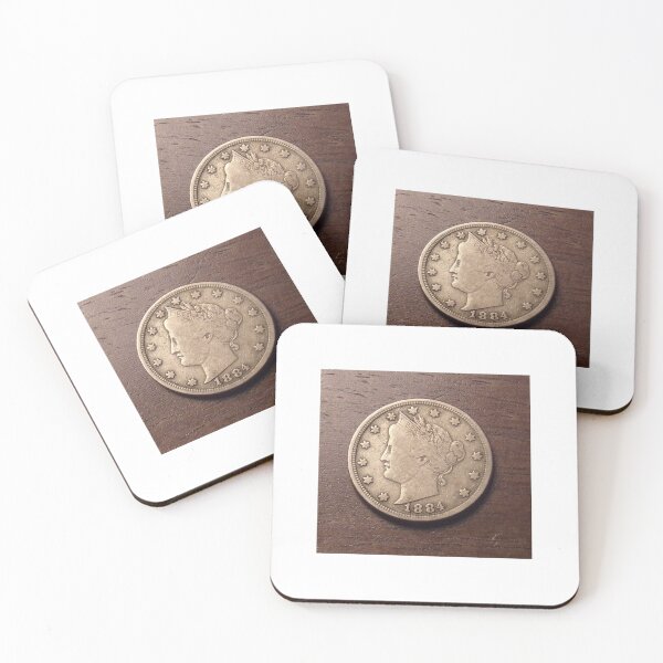 Item preview, 1884 Liberty "V" Nickel United States Coinage  designed and sold by coinsxcrochet.