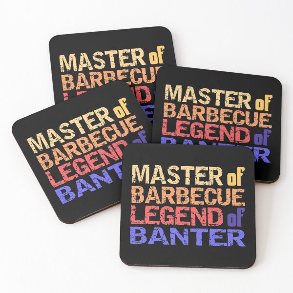Item preview, Master of Barbecue Legend of Banter - Funny BBQ lover Dad Joke Design designed and sold by poojapatel5.
