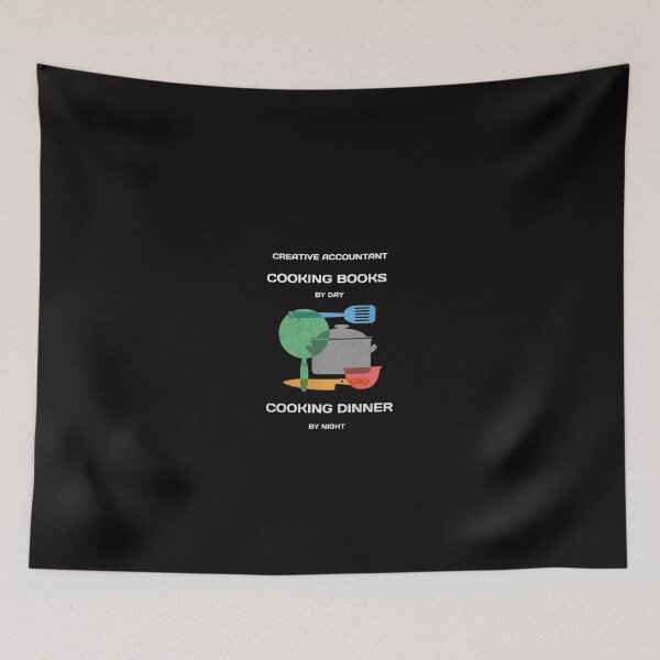 Item preview, Creative Accountant. Cooking books by day, cooking dinner by night. . designed and sold by Evartdesign.