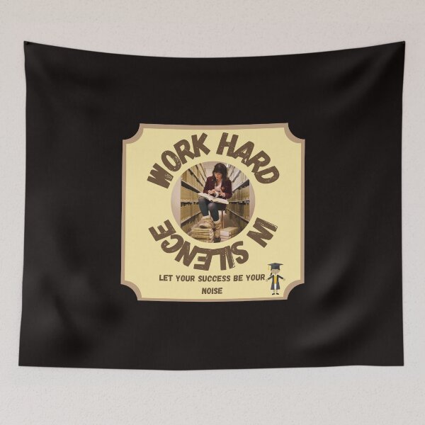 Item preview, Work Hard in Silence designed and sold by CoyoteGifts.