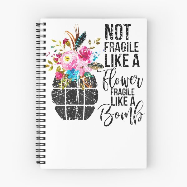 Item preview, Vintage Not Fragile Like A Flower Like A Bomb Feminist designed and sold by Miss Kirstin.