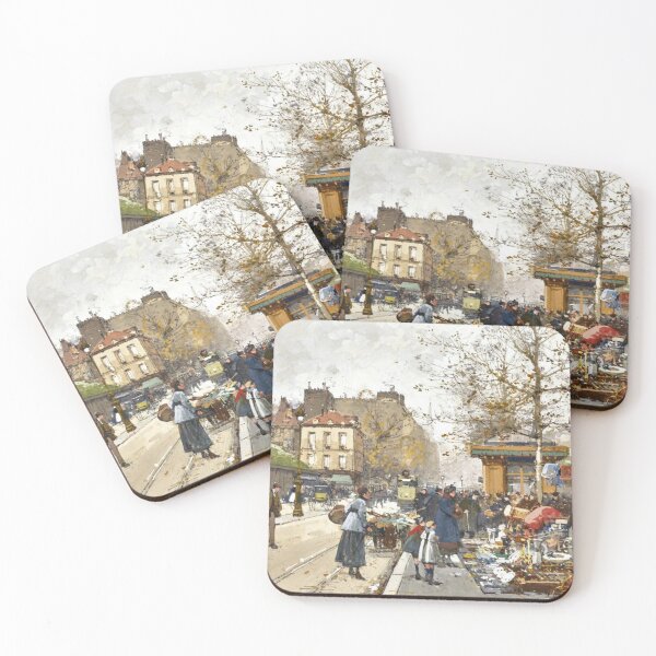 Item preview, The Flea Market, Porte du Châtillon - Eugene Galien-Laloue designed and sold by CJET.