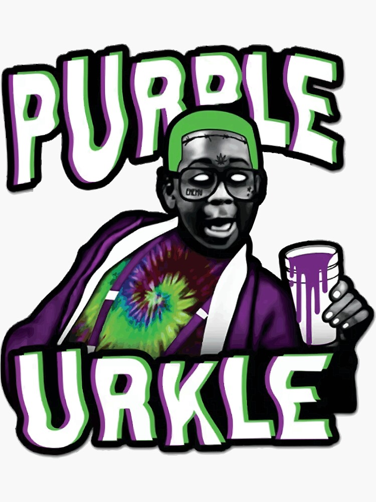 Purple Urkle Sticker By Patricia775 Redbubble