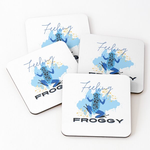 Item preview, Feeling Froggy Blue Spotted Frog designed and sold by indigofox-x.