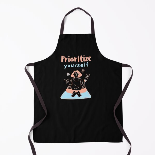 Item preview, Prioritize yourself - young woman doing yoga butterflies designed and sold by GLwithUs.