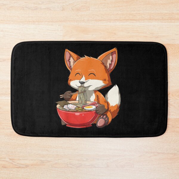 Item preview, cute fox eat ramen, ramen noodles,foodies , Anime lovers designed and sold by justbejoker.