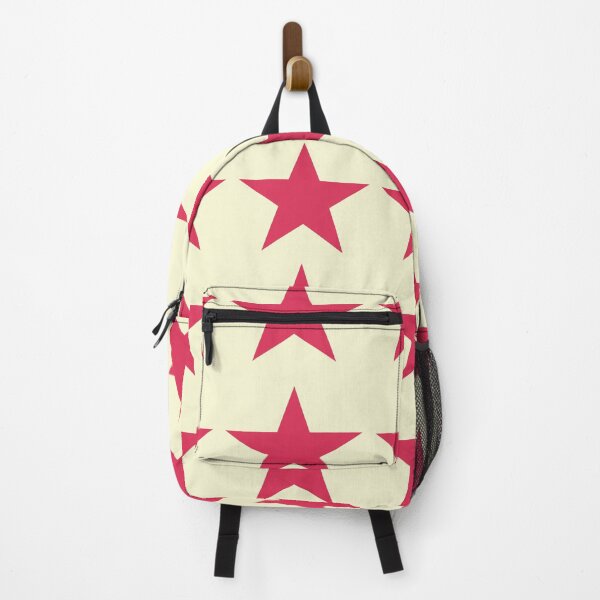 Item preview, Large RASPBERRY PINK and CREAM STARS designed and sold by RachelMacht.