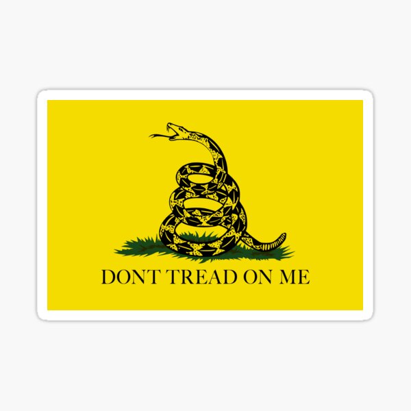 Gadsden Don’t Tread On Me Flag Sticker