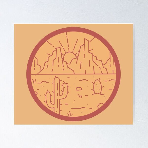Item preview, Desert Scene Dual Tone designed and sold by GrellenDraws.