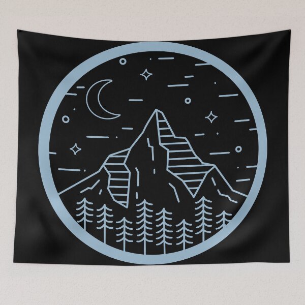 Item preview, Mountain Scene Dual Tone designed and sold by GrellenDraws.