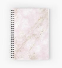 Rose Gold Marble Spiral Notebook