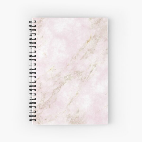 Rose Gold Marble Spiral Notebook