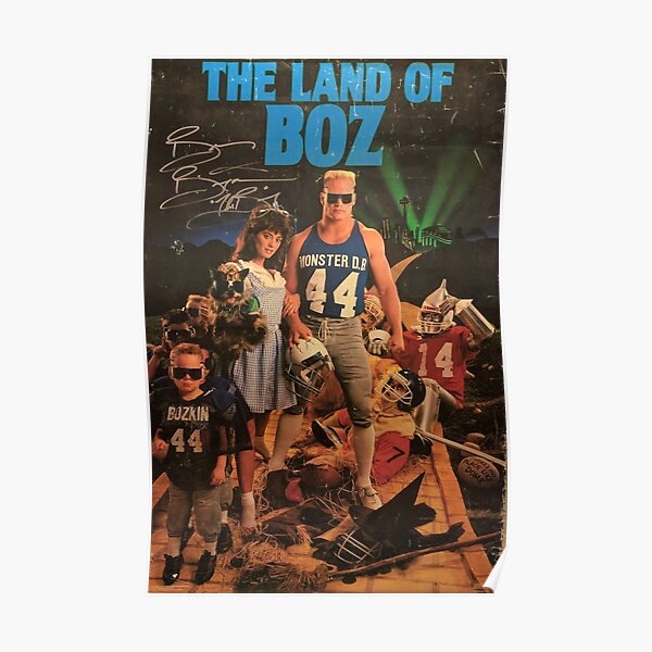 "The Land Of Boz" Poster for Sale by GilbertScott99 Redbubble