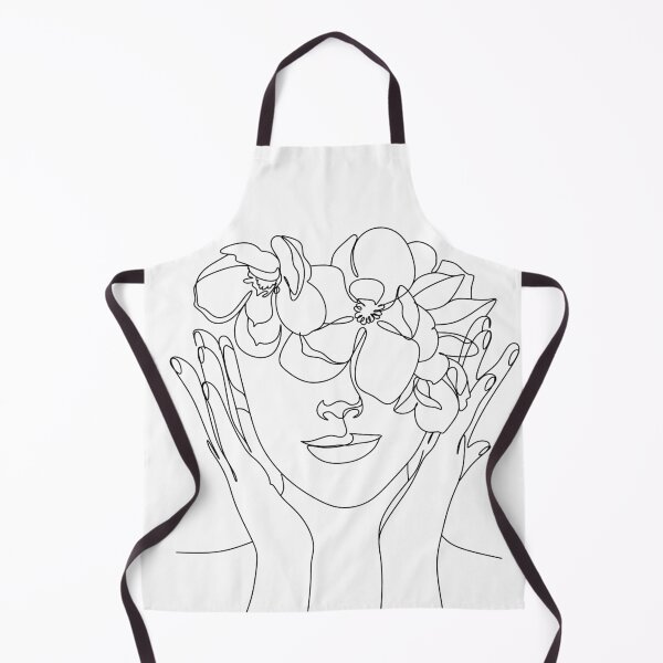 Item preview, Woman Faces with Flowers Line Art, Female Face Line Art Print, Fashion Woman Line Art Print, Abstract Woman Line Art, Line Drawing Woman Art designed and sold by OneLinePrint.