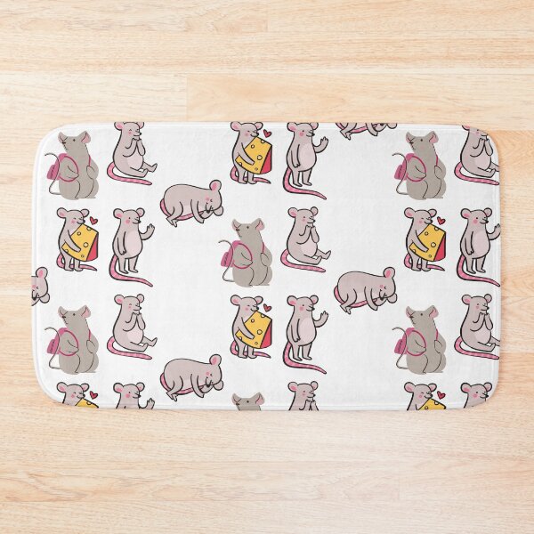 Item preview, Cute and Funny Grey Rat with Emotions and Daily Activities Sticker Pack designed and sold by Wildlife Apparels Inc..