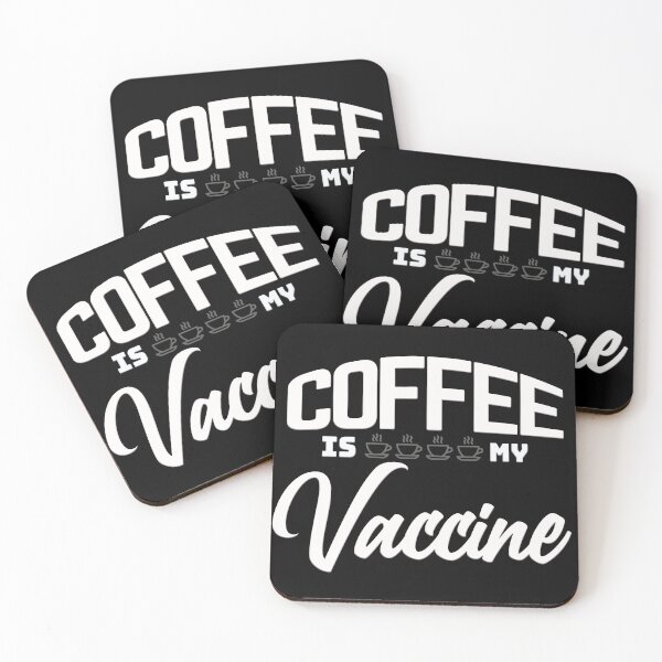 Item preview, Coffee Is My Vaccine designed and sold by MeroniGDesign.