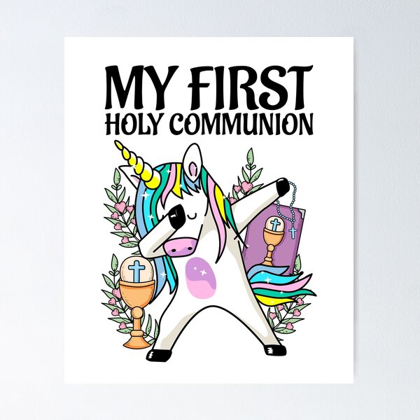 Cute Dabbing Unicorn My 1st Holy Communion Christian Shirt Cute Dabbing Unicorn My 1st Holy Communion Christian Shirt