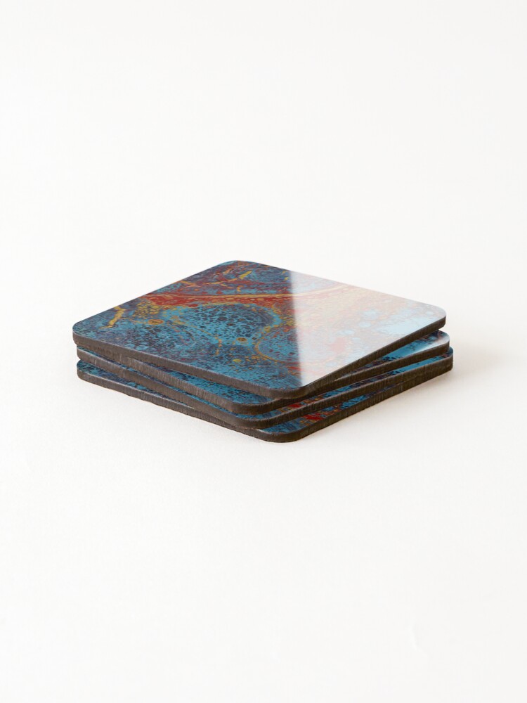 Thumbnail 4 of 5, Coasters (Set of 4), Chemical Reaction designed and sold by RewskiPhotos.