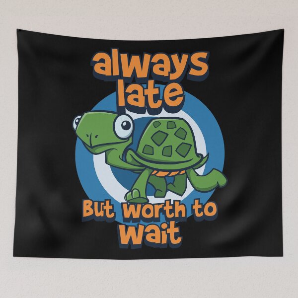 Item preview, always late but worth to wait turtle designed and sold by pixeldsigns.
