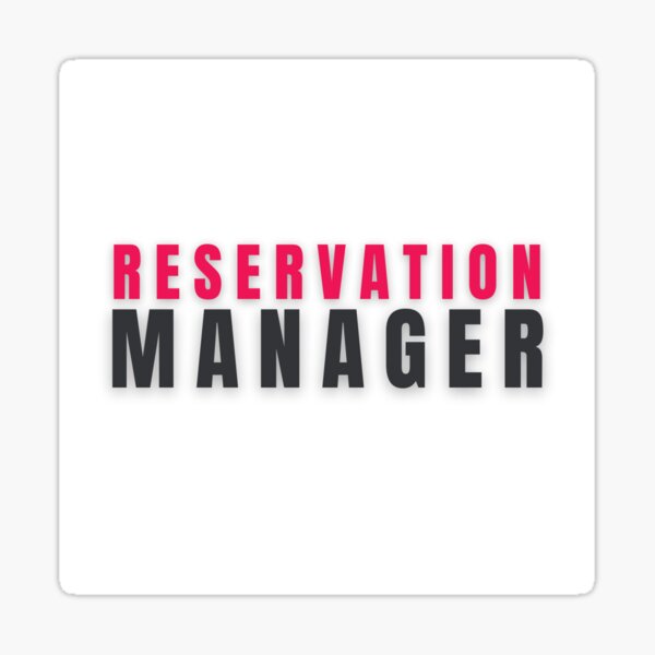 Reservation Manager Sticker