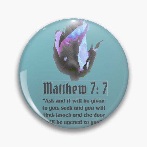 Item preview, Matthew 7:7 designed and sold by AmorEternoCO.