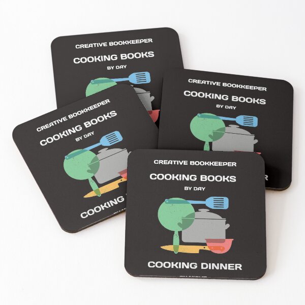 Item preview, Creative Bookkeeper. Cooking books by day, cooking dinner by night. designed and sold by Evartdesign.