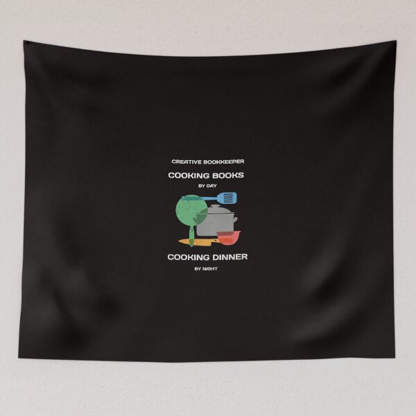 Item preview, Creative Bookkeeper. Cooking books by day, cooking dinner by night. designed and sold by Evartdesign.