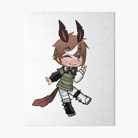 Gacha Life Design Wolf Child Art Board Print For Sale By Beaconmarketing Redbubble