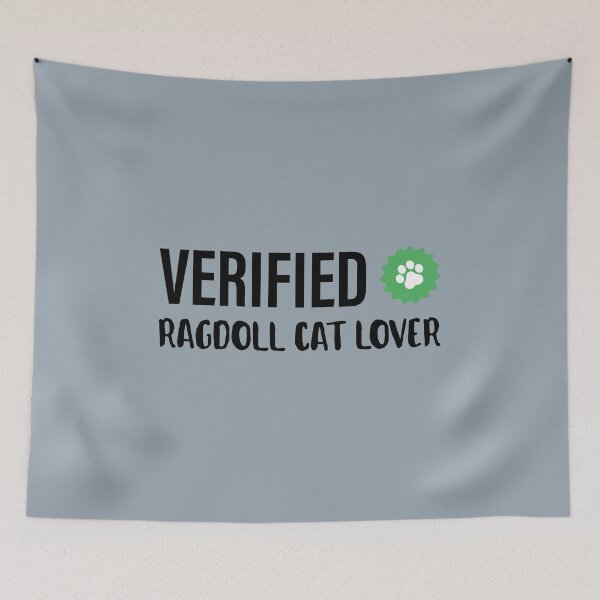 Item preview, Verified Ragdoll Cat | Gift Ideas | Blue Kittens Check  designed and sold by Fluffy-Vectors.