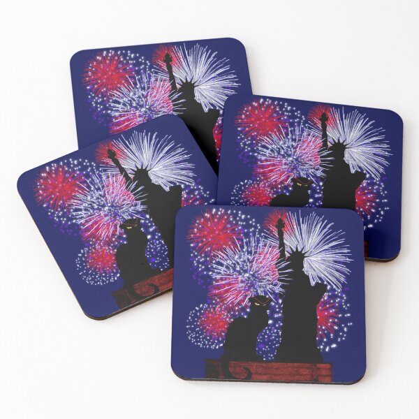 Item preview, Chat Noir and July 4th designed and sold by HolidayBug.