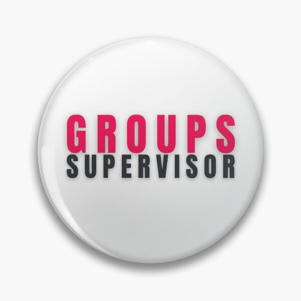 Item preview, Groups Supervisor designed and sold by Hoteliers.