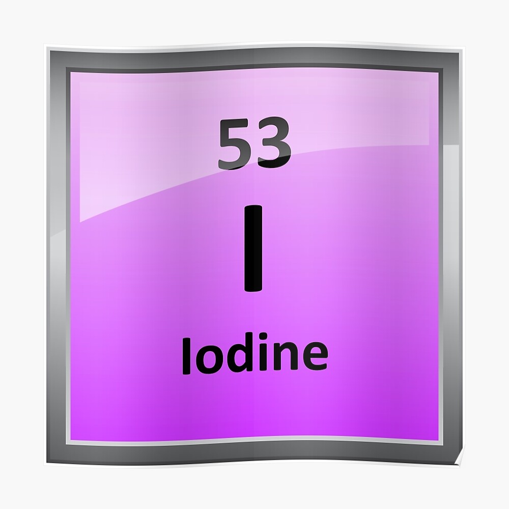 iodine element symbol