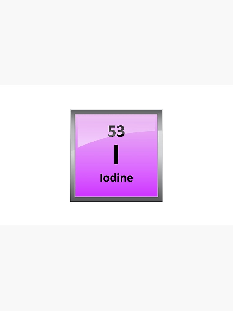 iodine charge symbol