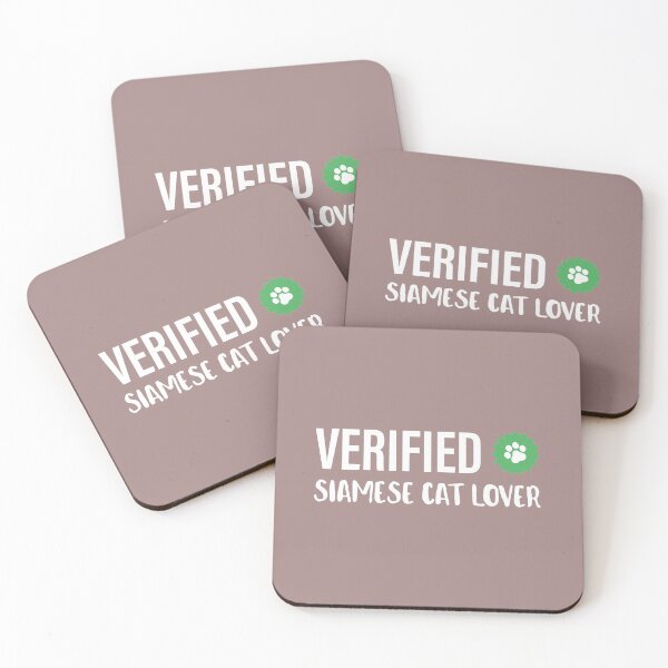 Item preview, Verified Siamese Cat Lover | Funny Gift Ideas | Cute designed and sold by Fluffy-Vectors.