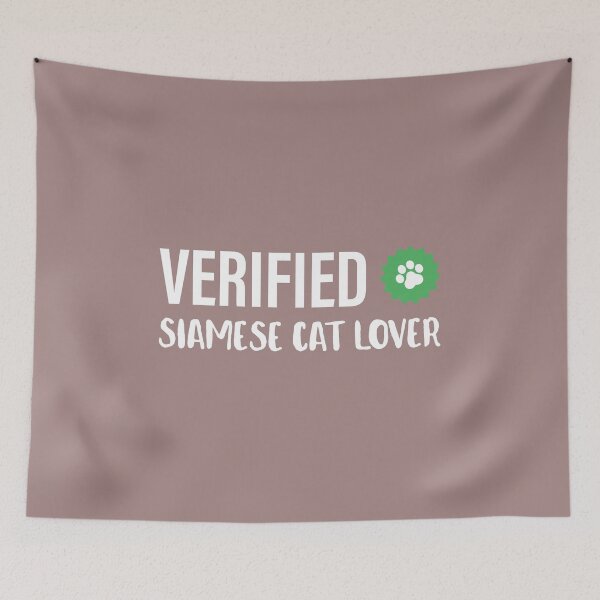 Item preview, Verified Siamese Cat Lover | Funny Gift Ideas | Cute designed and sold by Fluffy-Vectors.