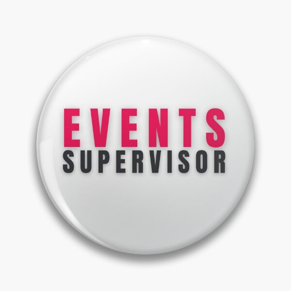 Item preview, Events Supervisor designed and sold by Hoteliers.