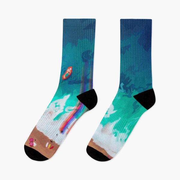 Item preview, A glitch on the beach designed and sold by ArtofAbhi.
