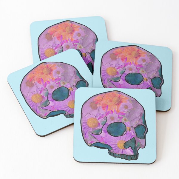 Item preview, Floral Skull designed and sold by ZERO-by-Design.