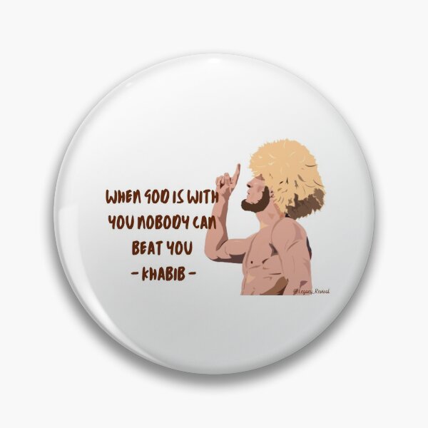 Item preview, Khabib Nurmagomedov If God Is With You Nobody Can Beat You designed and sold by LegacyRevival.