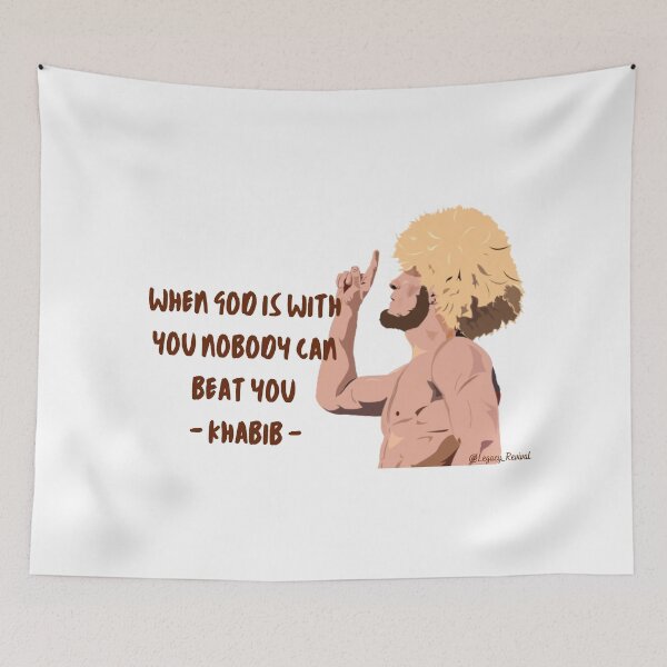Item preview, Khabib Nurmagomedov If God Is With You Nobody Can Beat You designed and sold by LegacyRevival.