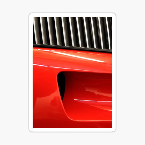 Sharp Intake Sticker