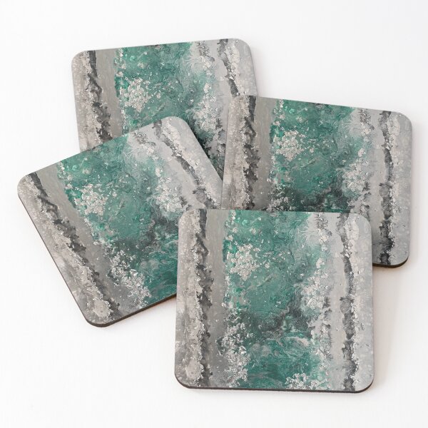 Item preview, Grey liquid art print marble  designed and sold by GardenofEdenArt.