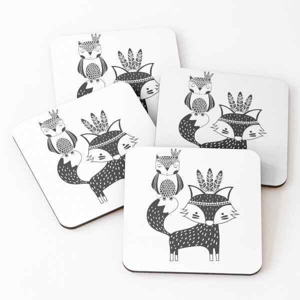 Item preview, Cute baby Fox&OwL Design designed and sold by Red-ElYoubi.