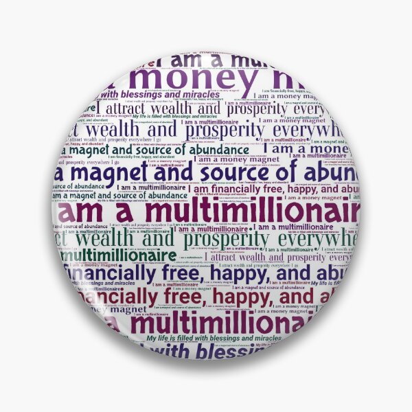 Item preview, Multimillionaire Affirmations  designed and sold by frankie5368.
