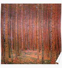 Tannenwald I by Gustav Klimt Fine Art Poster